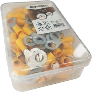 JYU-806 Izoleli Kablo Ucu 4-6mm M8 Kablo Papucu 100 Adet