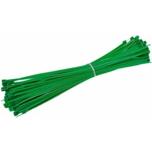 Kablo Bağı Plastik Cırt Kelepçe 3.6X200 mm Yeşil (100 Adet)