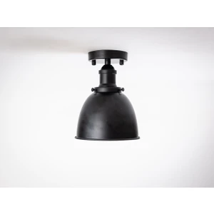 Retro,rustik,vintage 1xe27 duylu siyah Tekli Metal Plofonyer avize