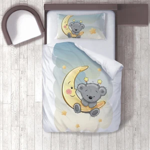 Dijital Baskılı 160CM x 220CM Çocuk Odası Nevresim Takımı Model 008