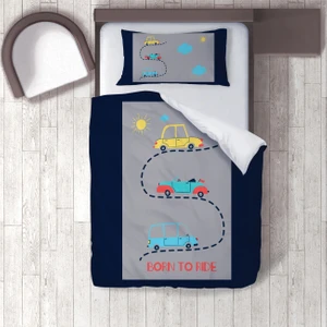 Dijital Baskılı 160CM x 220CM Çocuk Odası Nevresim Takımı Model 005