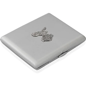 Gümüş Gri Harley-Davidson Metal Sigara Tabakası