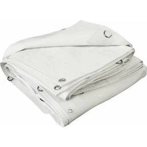 3x5 Metre Beyaz Su Geçirmez Eşya Branda Çadır Bahçe Balkon Mobilya Koruma Örtüsü Bıranda Yağmurluk Kapsüllü
