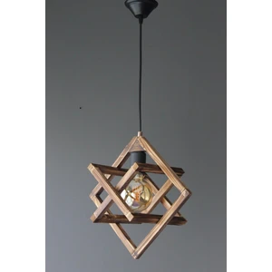 Onur Avize Retro Artemis Tekli Ahşap