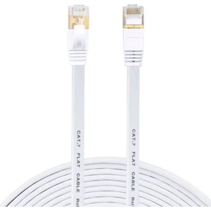 Cat7 Ethernet RJ45 Modem İnternet ADSL Kablosu 20M 10Gbps Flat Kablo 4453