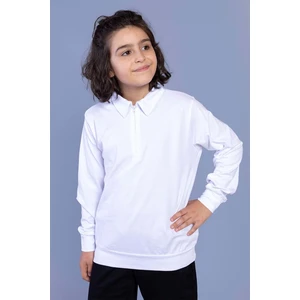 Toontoy Kids Erkek Çocuk Polo Yaka Sweatshirt