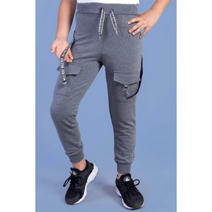 Toontoy Kids Erkek Çocuk Kargo Cepli Jogger Eşofman Alt