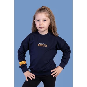 Toontoy Kids Kız Çocuk Baskılı Sweatshirt