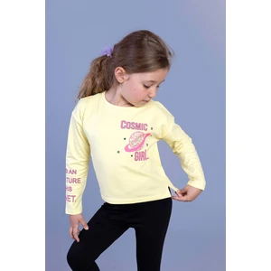 Toontoy Kids Kız Çocuk Baskılı Tişört