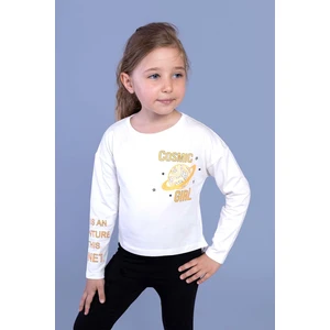 Toontoy Kids Kız Çocuk Baskılı Tişört
