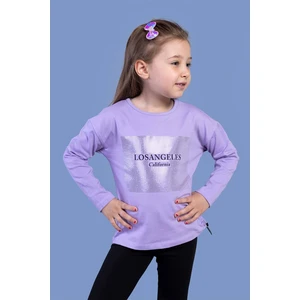 Toontoy Kids Kız Çocuk Baskılı Tişört
