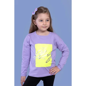 Toontoy Kids Kız Çocuk Baskılı Tişört