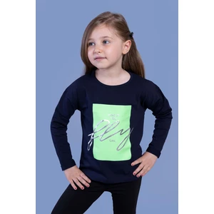 Toontoy Kids Kız Çocuk Baskılı Tişört