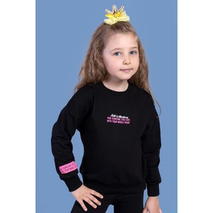 Toontoy Kids Kız Çocuk Baskılı Sweatshirt