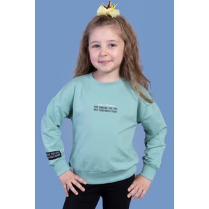 Toontoy Kids Kız Çocuk Baskılı Sweatshirt