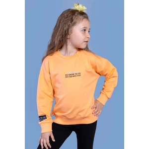 Toontoy Kids Kız Çocuk Baskılı Sweatshirt