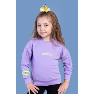 Toontoy Kids Kız Çocuk Baskılı Sweatshirt