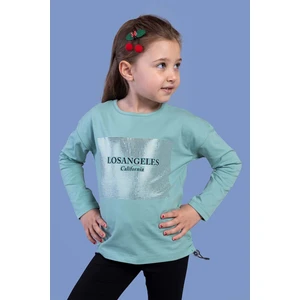 Toontoy Kids Kız Çocuk Baskılı Tişört