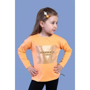 Toontoy Kids Kız Çocuk Baskılı Tişört