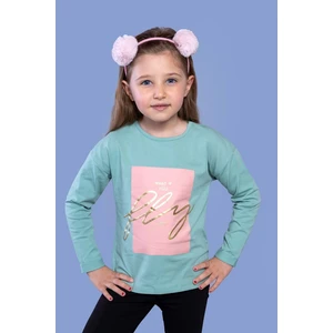 Toontoy Kids Kız Çocuk Baskılı Tişört