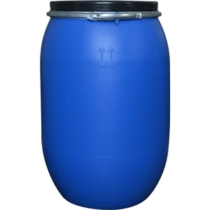 GLC PAINTS Plastik Varil - Bidon 120 Lt.  %100 Hdpe Gövde, Metal Çember Sızdırmaz Conta