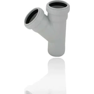 Formül Boru  50X50  Pvc Pis Su Boru Y Çatal Tek Çatal