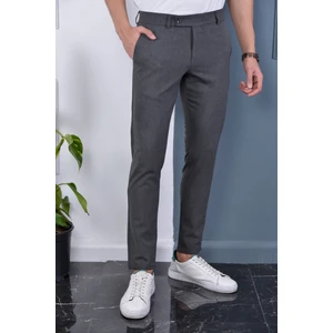 Erkek Okul Grisi Italyan Kesim Slimfit Kumaş Pantolon