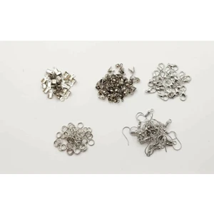 Yiğit Aksesuar Takı Malzeme Seti 120 Parça (Papağan/metal Halka/düğüm Kapama/bileklik Sıkma/küpe Kancası)