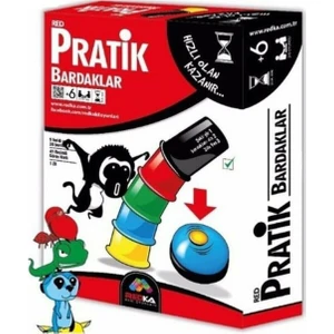 Pratik Bardaklar Zeka Mantık ve Strateji Akıl Oyunları