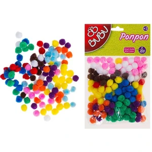 Ponpon 1 cm 200'LÜ Karma 10 Renk