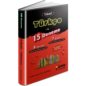 Aydın Yayınları 7. Sınıf Türkçe 15 Deneme