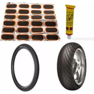 24 Lü Iç Lastik Tamir Kiti Şamyel Soğuk Yama Seti Bisiklet, Motor, Araba, Vs.
