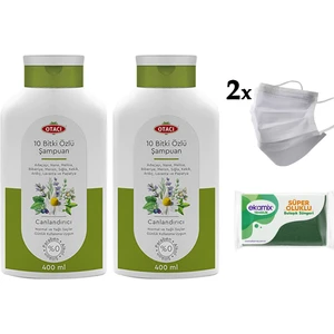 10 Bitki Özlü Canlandırıcı Şampuan 2 Adet 400 ml