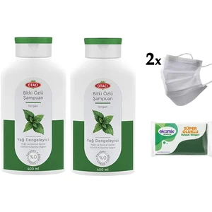 Bitki Özlü Dengeleyici Şampuan Isırgan 2 Adet 400 ml