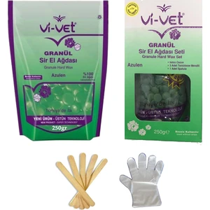 Vivet Granül Ağda Azulen Set 250GR  Yedek 250GR(BONCUK Ağda)