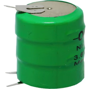 3.6V 280MAH Ni-Mh Şarj Edilebilir Buton Pil - 3 Bacaklı