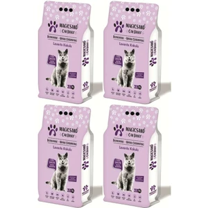 Lavanta Koku Ince Taneli Kedi Kumu 10 Lt 4'lü