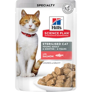 Kısırlaştırılmış Somonlu Kedi Pouch 85 gr 6 Lı Avantaj Paketi