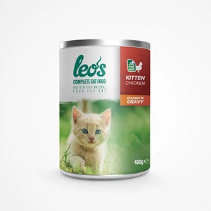 Royal Canin Leos Tavuk Parça Etli Soslu Yavru Kedi Konservesi 24X400 gr