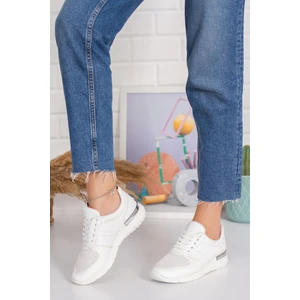 Beyaz Renk Ortopedi Sneakers Günlük Ayakkabı Medikal Ayakkabı Rahat Ayakkabı Fileli Rahat Ayakkabı  Beyaz Ayakkabı