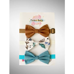 Miniko Butik 3'lü Çocuk Papyon Seti