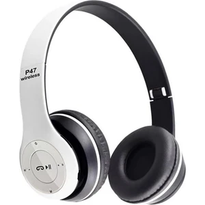 Polygold P47 5.0+Edr Fm Radyo Extra Bass Kulak Üstü Kulaklık - Beyaz