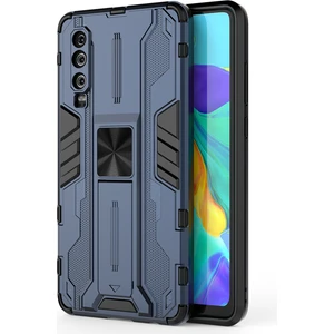 Huawei P30 İçin Çift Katmanlı Pc Tpu Bumper Kaymaz ShockProof Korumalı Kılıf (Yurt Dışından)