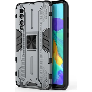 Huawei P30 İçin Çift Katmanlı Pc Tpu Bumper Kaymaz ShockProof Korumalı Kılıf (Yurt Dışından)