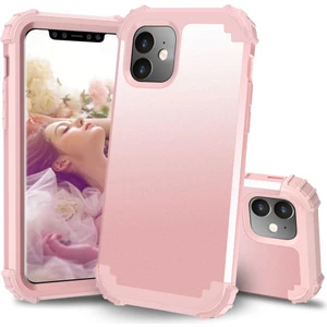 iPhone 11 İçin Pc Yumuşak Tpu Bumper 3'ü 1 Arada Koruma ShockProof Kılıf (Yurt Dışından)