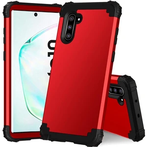 Samsung Galaxy Note 10 İçin Pc Yumuşak Tpu Bumper 3'ü 1 Arada Koruma ShockProof Kılıf (Yurt Dışından)
