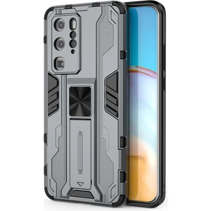 Huawei P40 Pro İçin Çift Katmanlı Pc Tpu Bumper Kaymaz ShockProof Korumalı Kılıf (Yurt Dışından)