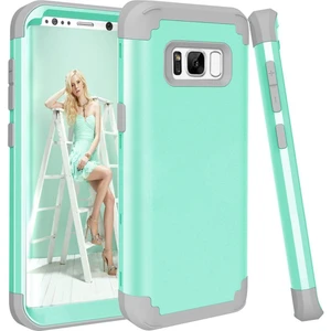 Samsung Galaxy S8 Plus İçin Pc Yumuşak Tpu Bumper 3'ü 1 Arada Koruma ShockProof Kılıf (Yurt Dışından)