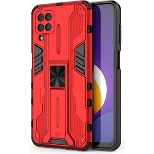 Samsung Galaxy M12 İçin Çift Katmanlı Pc Tpu Bumper Kaymaz ShockProof Korumalı Kılıf (Yurt Dışından)