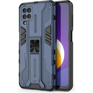 Samsung Galaxy M12 İçin Çift Katmanlı Pc Tpu Bumper Kaymaz ShockProof Korumalı Kılıf (Yurt Dışından)